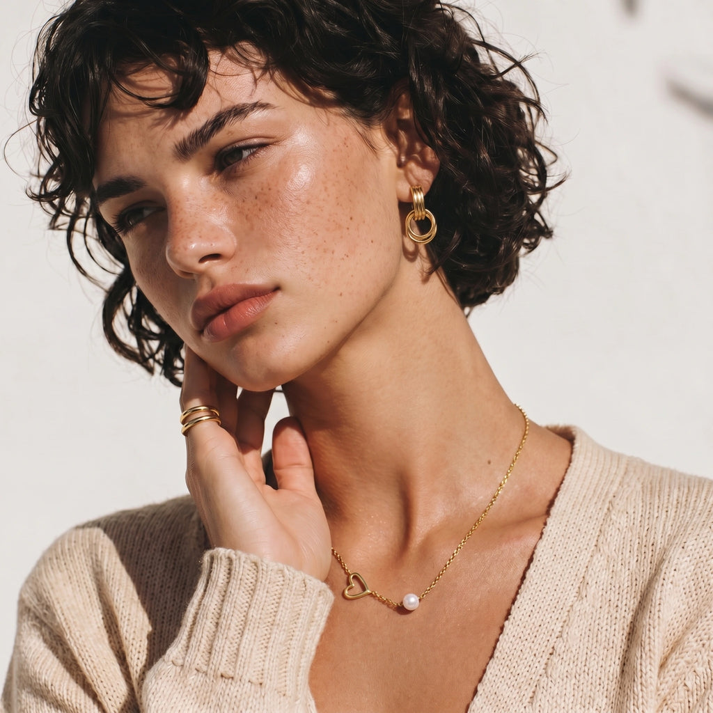Pendants à Boucles Linéaires